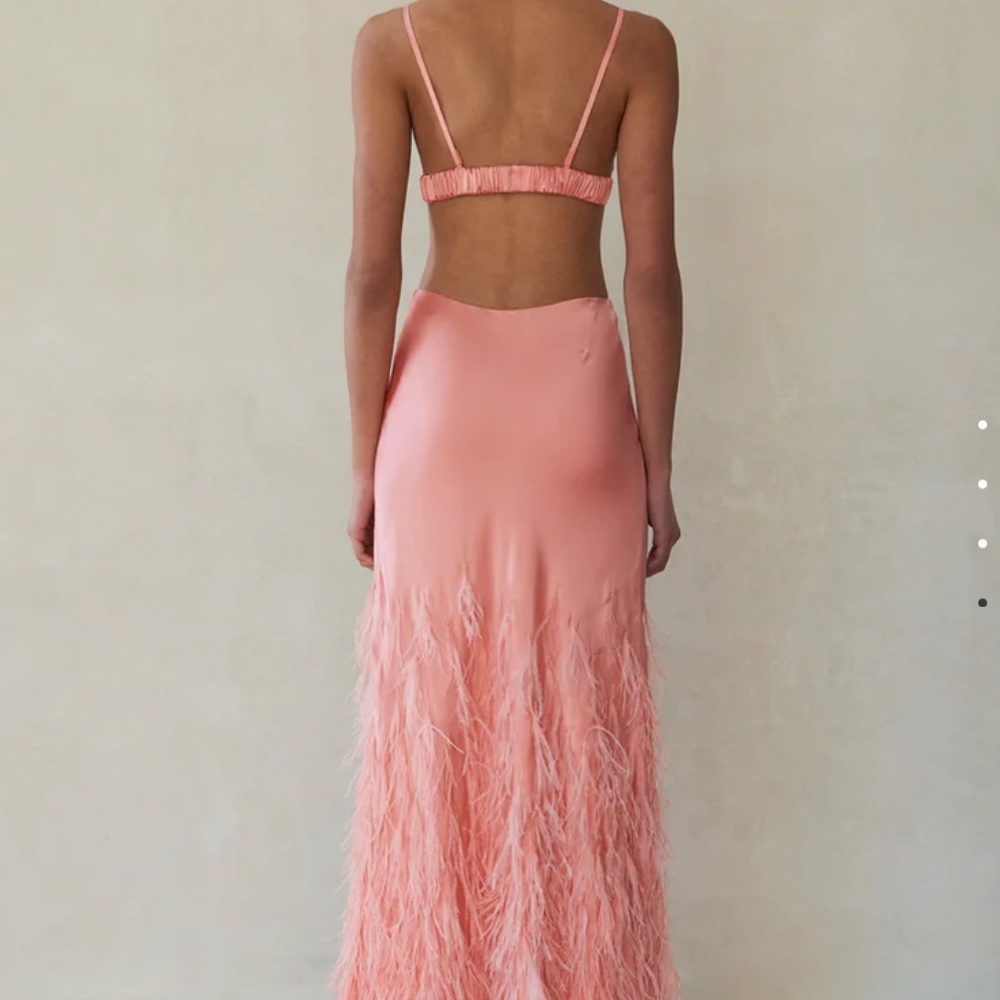 Cult Gaia Raisa Gown in Azalea - Picture 2 of 5